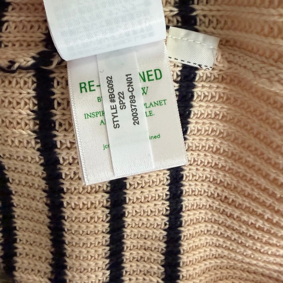 J. Crew Relaxed Collared Sweater in Stripe - Picture 12 of 12